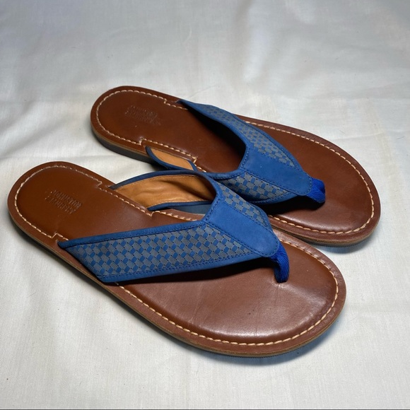 Johnston Murphy Leather Textile Flip 